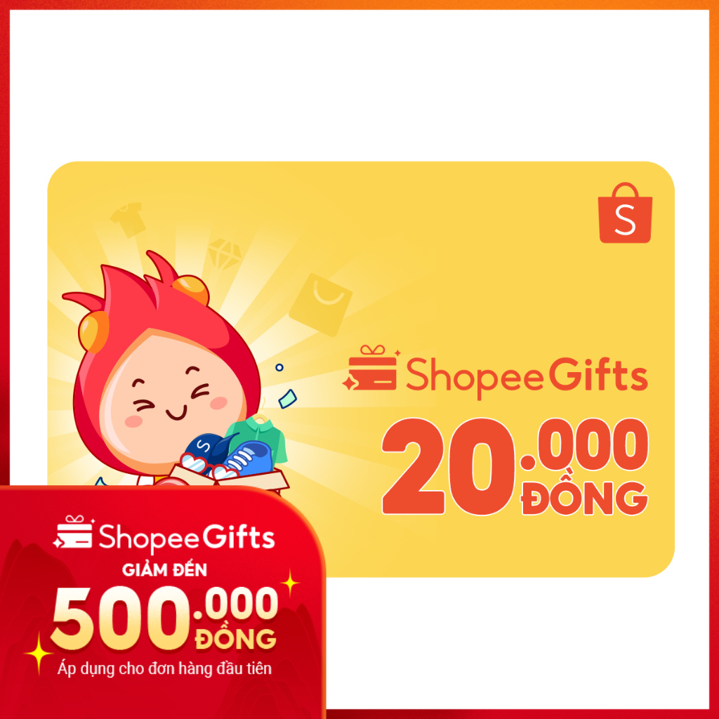 Thẻ quà tặng E-Voucher ShopeeGifts mệnh giá 20.000VND