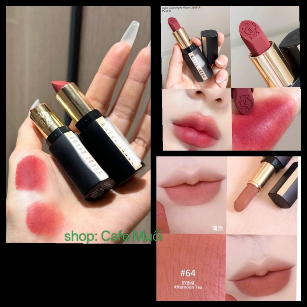 SON THỎI LÌ Bo-b-bi Brown Luxe Cashmere Matte