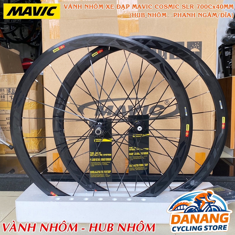 Bộ Vành Nhôm Xe Đạp Road MAVIC COSMIC SLR 700C – Vành Cao 40mm