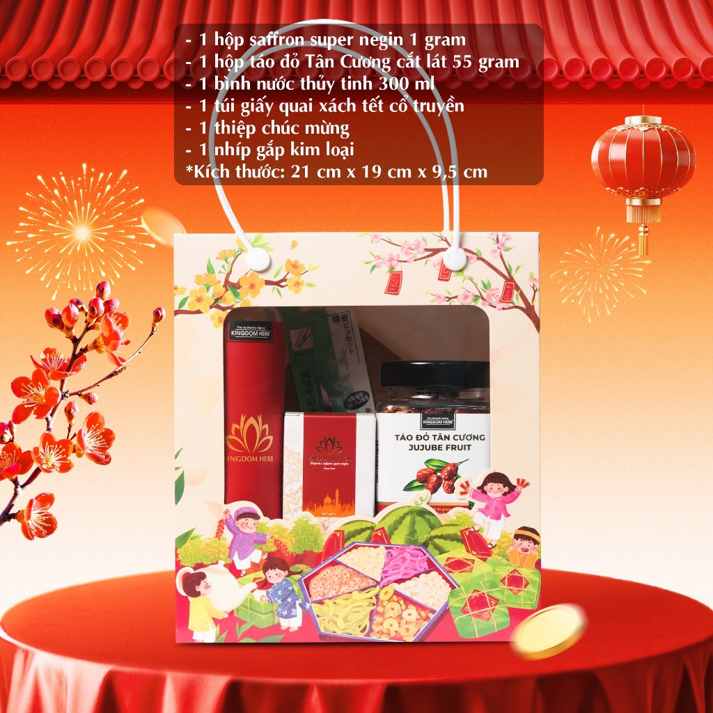 Bộ quà tặng sức khỏe cao cấp, set quà tặng chính hãng thượng hạng Kingdom Herb