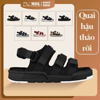 Sandal vento nv1001b quai hậu tháo rời đế cao su 3 quai ngang thời trang đi học dạo phố nam nữ