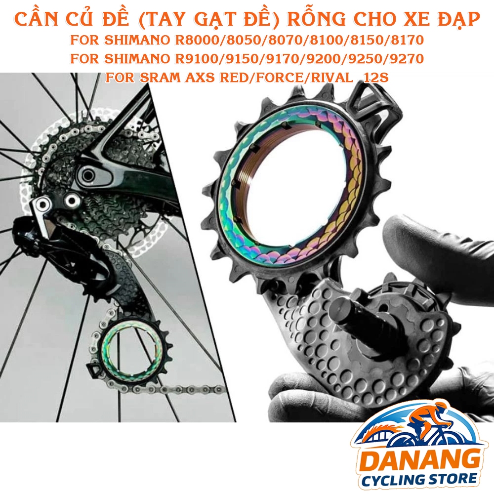 Cần Củ Đề (Tay Gạt Đề) Xe Đạp Rỗng – Cho Shimano R8000/R8050/R9100/R9150/R9200/R9250 & Sram Red/Force/Rival AXS