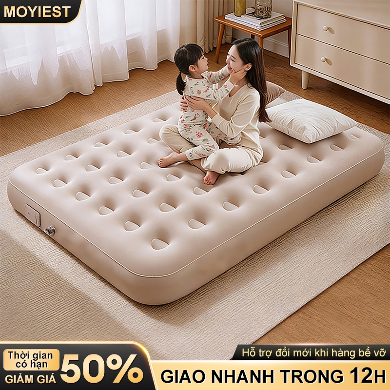 MY Nệm topper nệm hơi bơm hơi chỉ với một cú nhấp chuột, giao hàng trong 24 giờ
