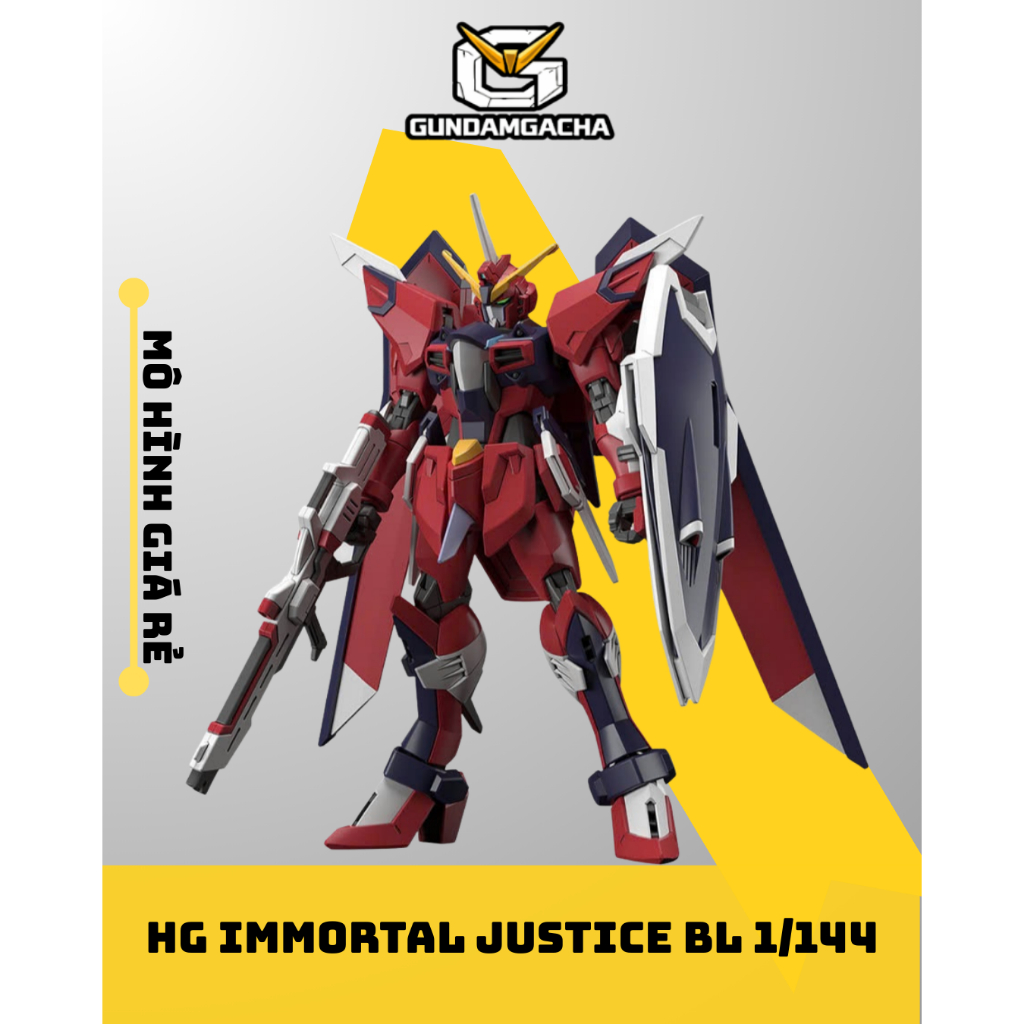Mô Hình Lắp Ráp HG 1/144 Immortal Justice BL – Mô Hình Giá Rẻ