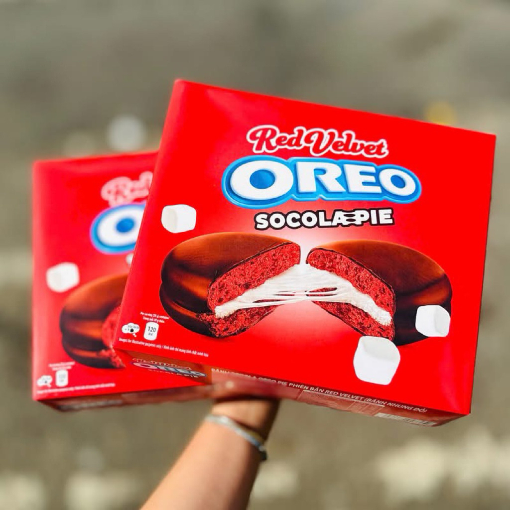 Bánh Oreo Pie phiên bản Red Velvet Hộp 336g