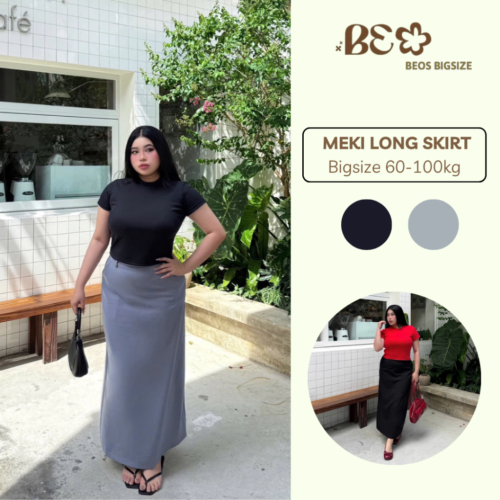 BEOS BIGSIZE, MEKI LONG SKIRT BIGSIZE 60-100KG