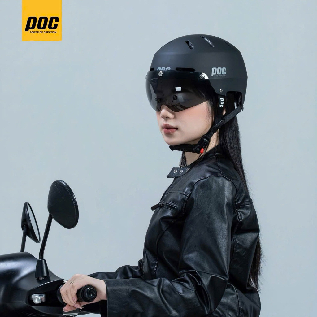 [Hỏa Tốc] Nón POC Xe Máy P05 - Kính Nam Châm Full Bảng Màu Chính Hãng POC
