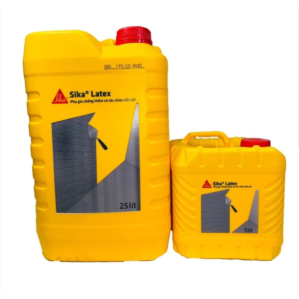 Phụ gia chống thấm sika latex TH 25L (can 25l- Hàng chuẩn Sika)