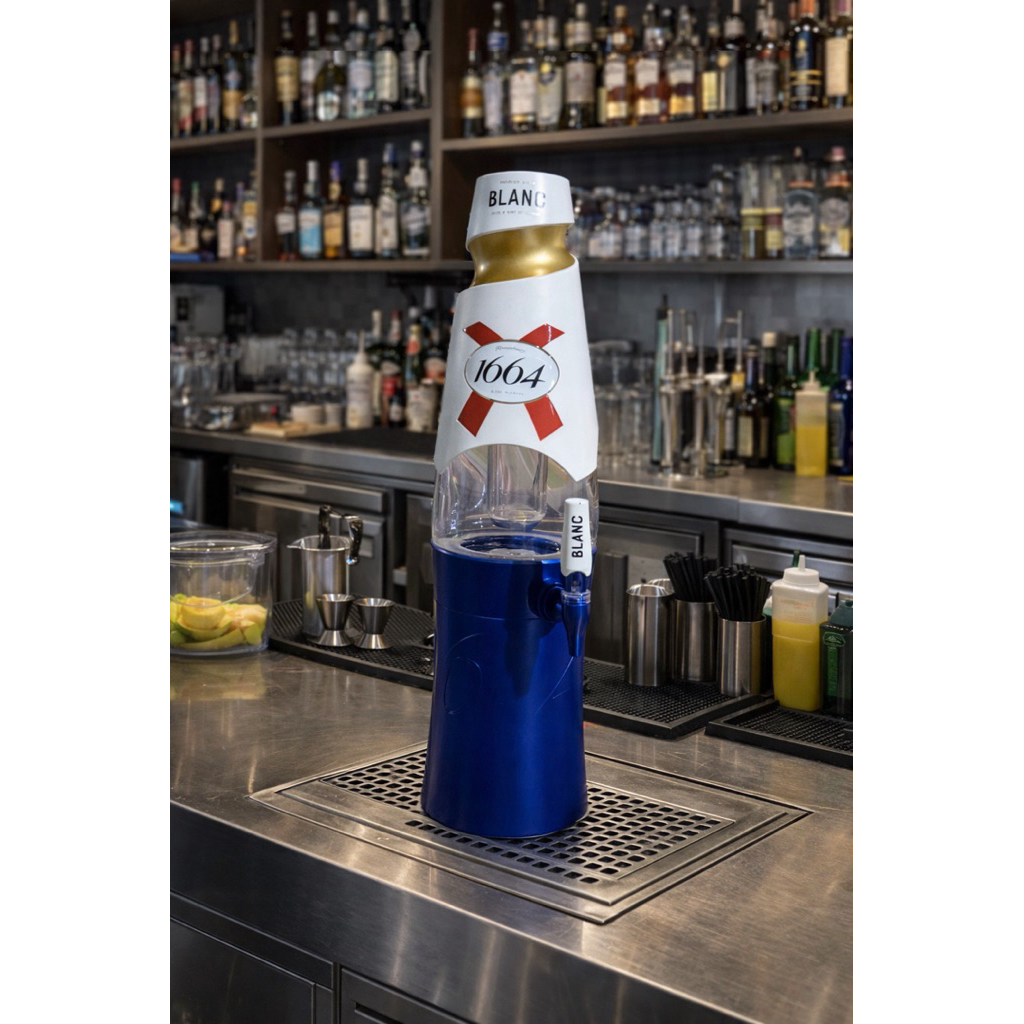 Tháp bia blanc 1664 3lit