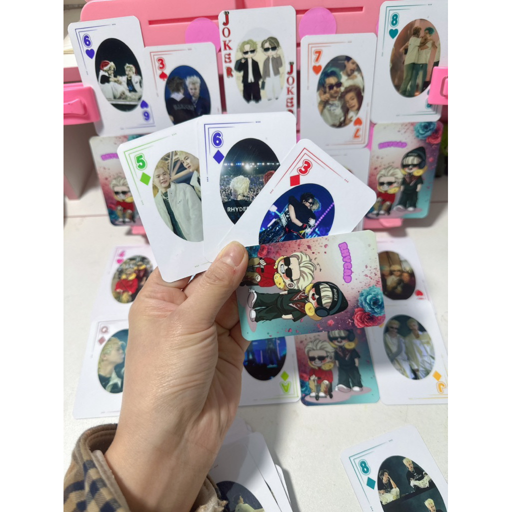 (VER2) BỘ 54 CARD LÁ BÀI TÂY RHYCAP C300 ÉP PLASTIC . SHOP CÓ NHẬN IN THEO YÊU CẦU
