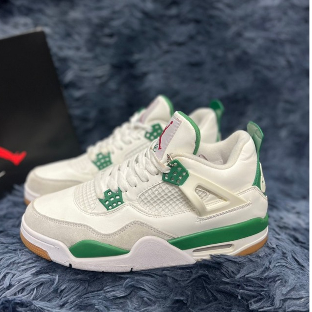 Giày thể thao JD4 Retro SB Pine Green, Giày JD4 Xanh Lá Full Box
