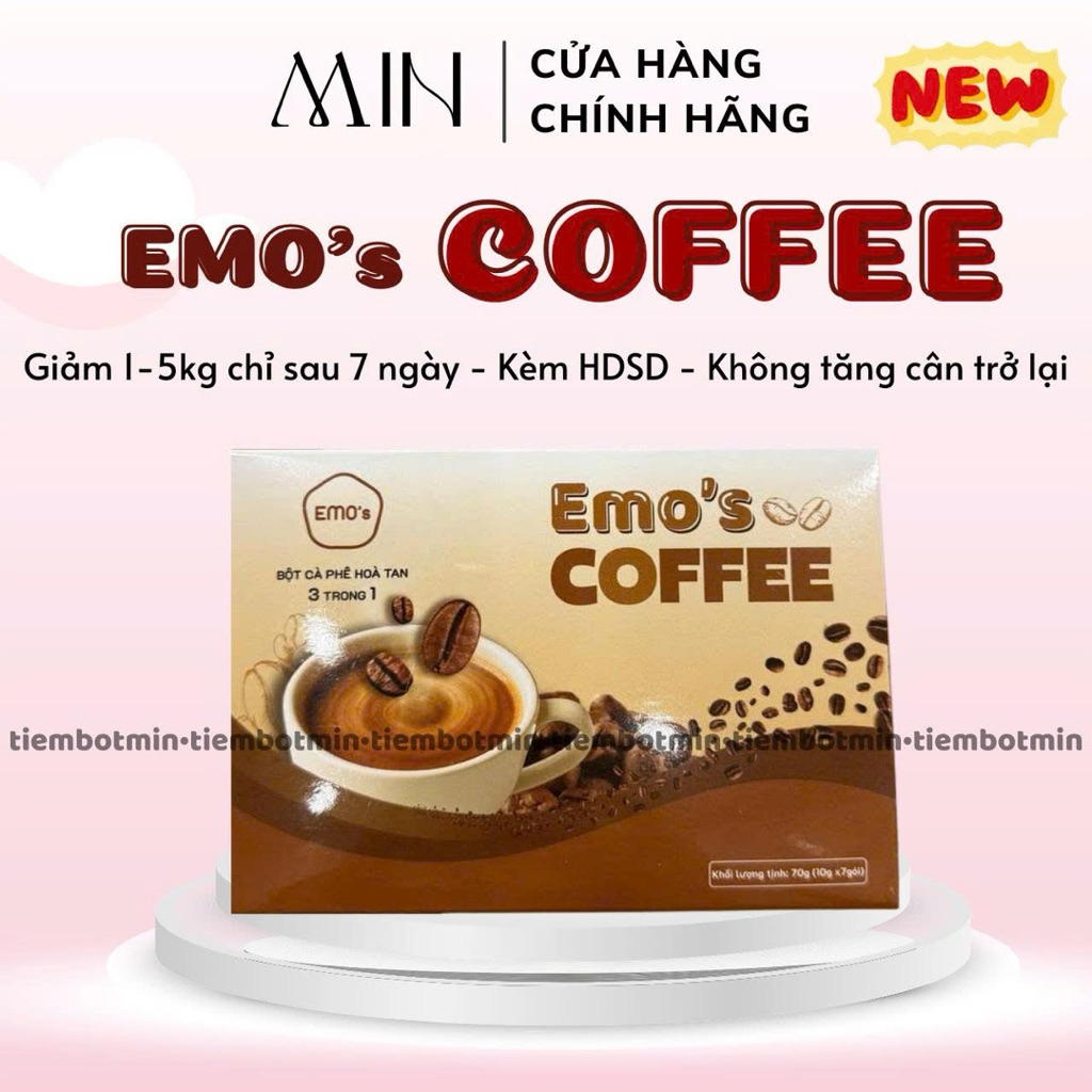 (MẪU MỚI) BỘT GIẢM CÂN EMO COFFEE/ An Toàn, Hiệu Quả (kèm quà tặng)