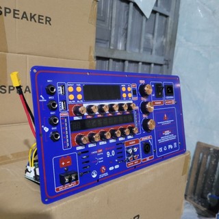 Mạch loa kéo công suất lớn HS980 Pro phiên bản nâng cấp 550W mua kèm micro tặng chống lăn