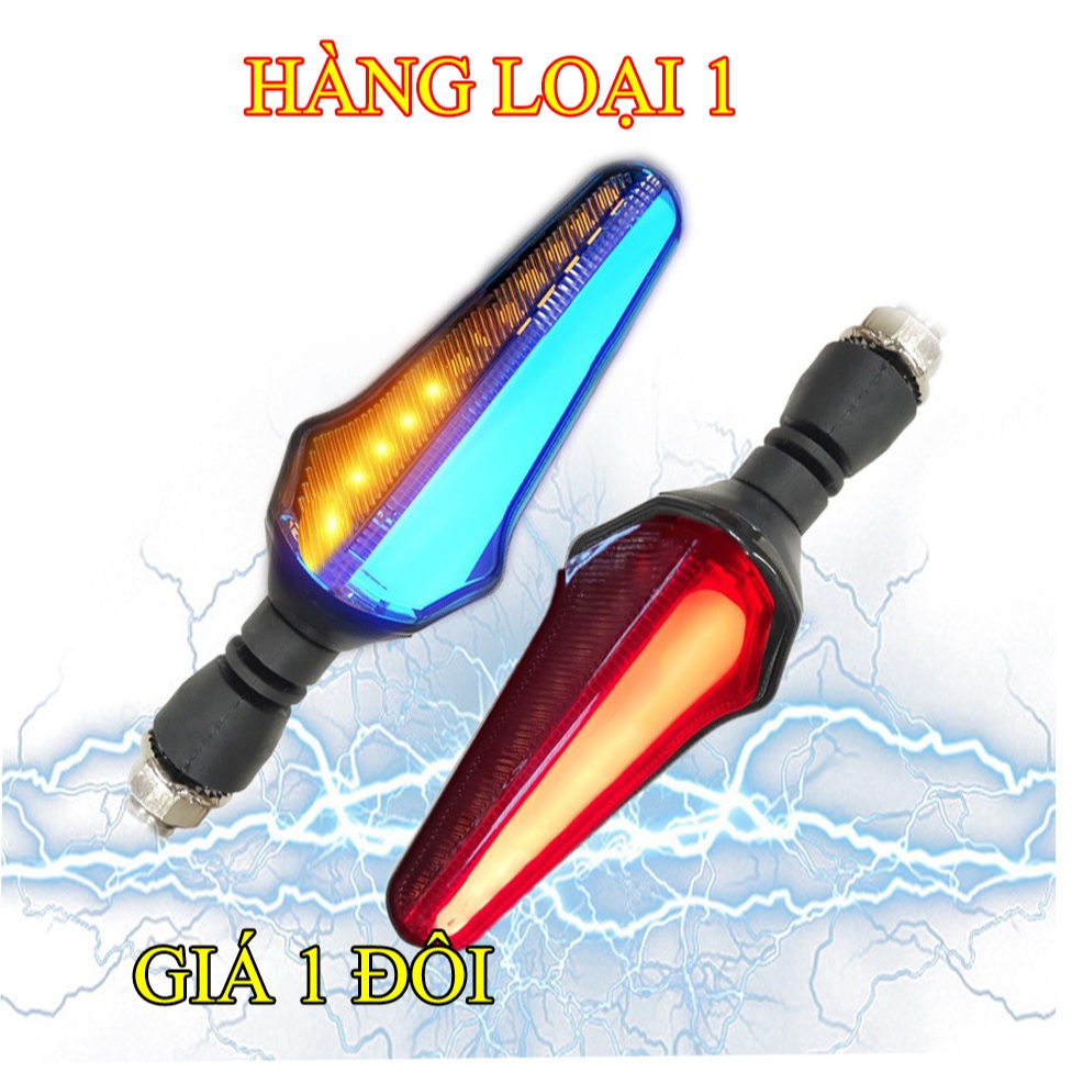 Xi Nhan Led L21, Xi Nhan 02 Màu Hiệu Ứng Chạy Đuổi Audi Chân Ốc 10 Ly Xi Nhan Chống Gãy (Giá 01 Cặp)