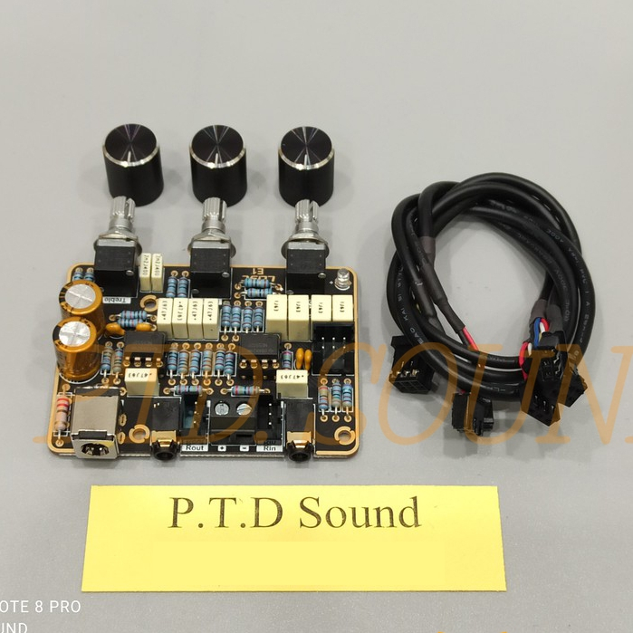 Mạch âm sắc pre amp LQSC Ne 5532 Hifi DC 9 - 12v linh kiện xịn. DIY rề siêu hay từ PTD Sound