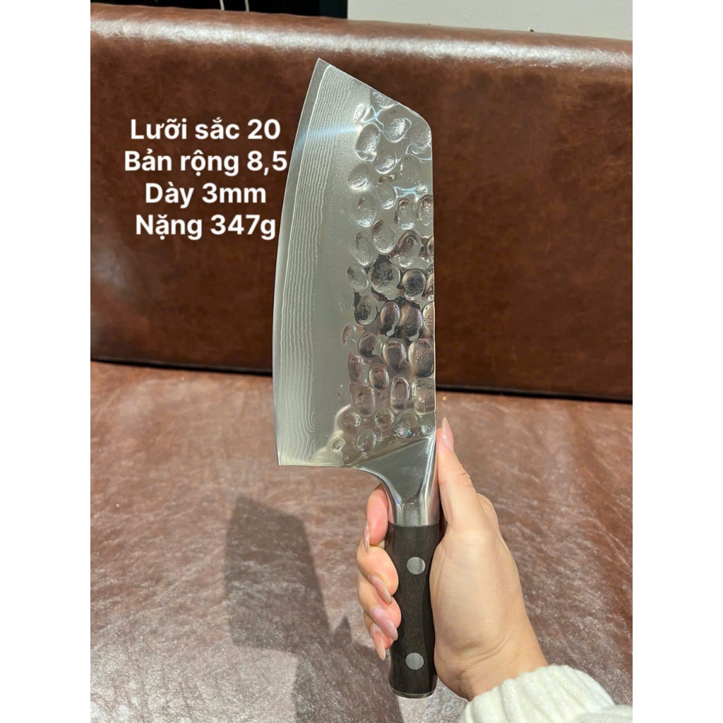 Dao bếp Bunka Damascus vân búa lõi VG 10 DK 02