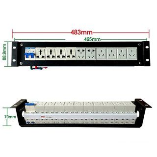 Khay Giá Đỡ Gắn Ray DIN PicoLink PL-2U-RAY – Dành Cho Chống Sét, Aptomat, Ổ Cắm