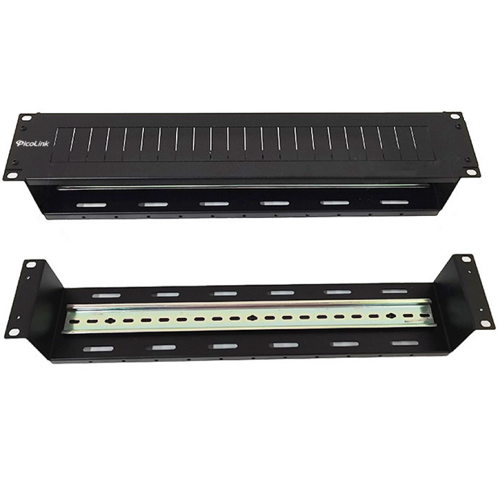 Khay Giá Đỡ Gắn Ray DIN PicoLink PL-2U-RAY – Dành Cho Chống Sét, Aptomat, Ổ Cắm