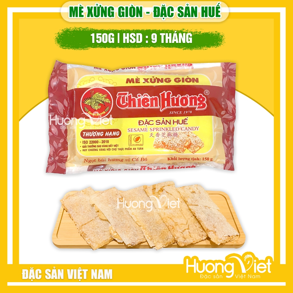 Mè xửng giòn Thiên Hương, đặc sản mè xửng Huế túi 150g