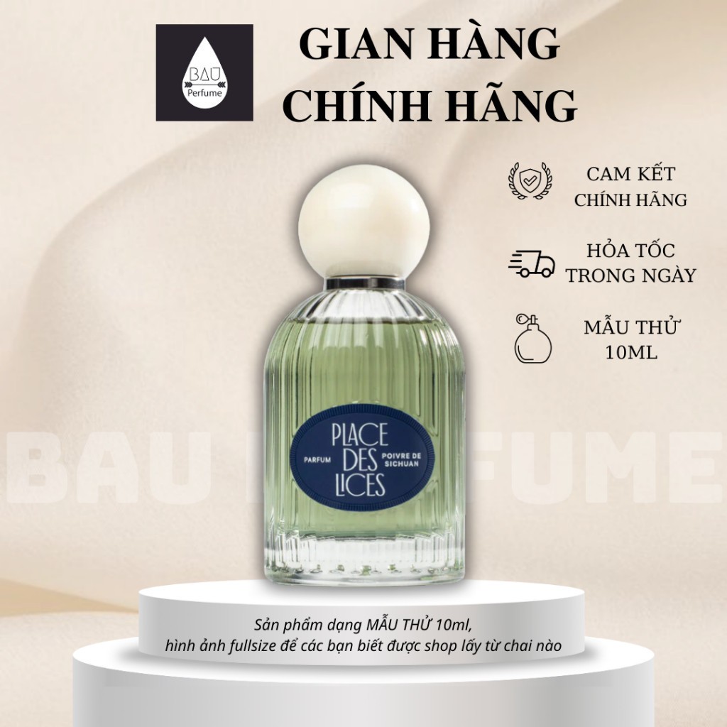 Nước hoa chính hãng Place des Lices Poivre de Sichuan EDP