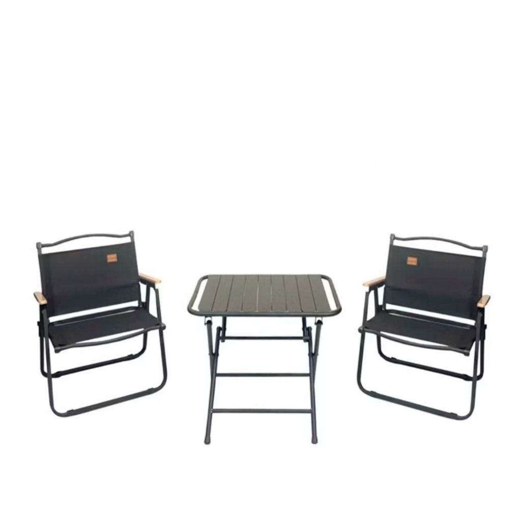 Bộ bàn ghế cà phê camping gấp gọn.
