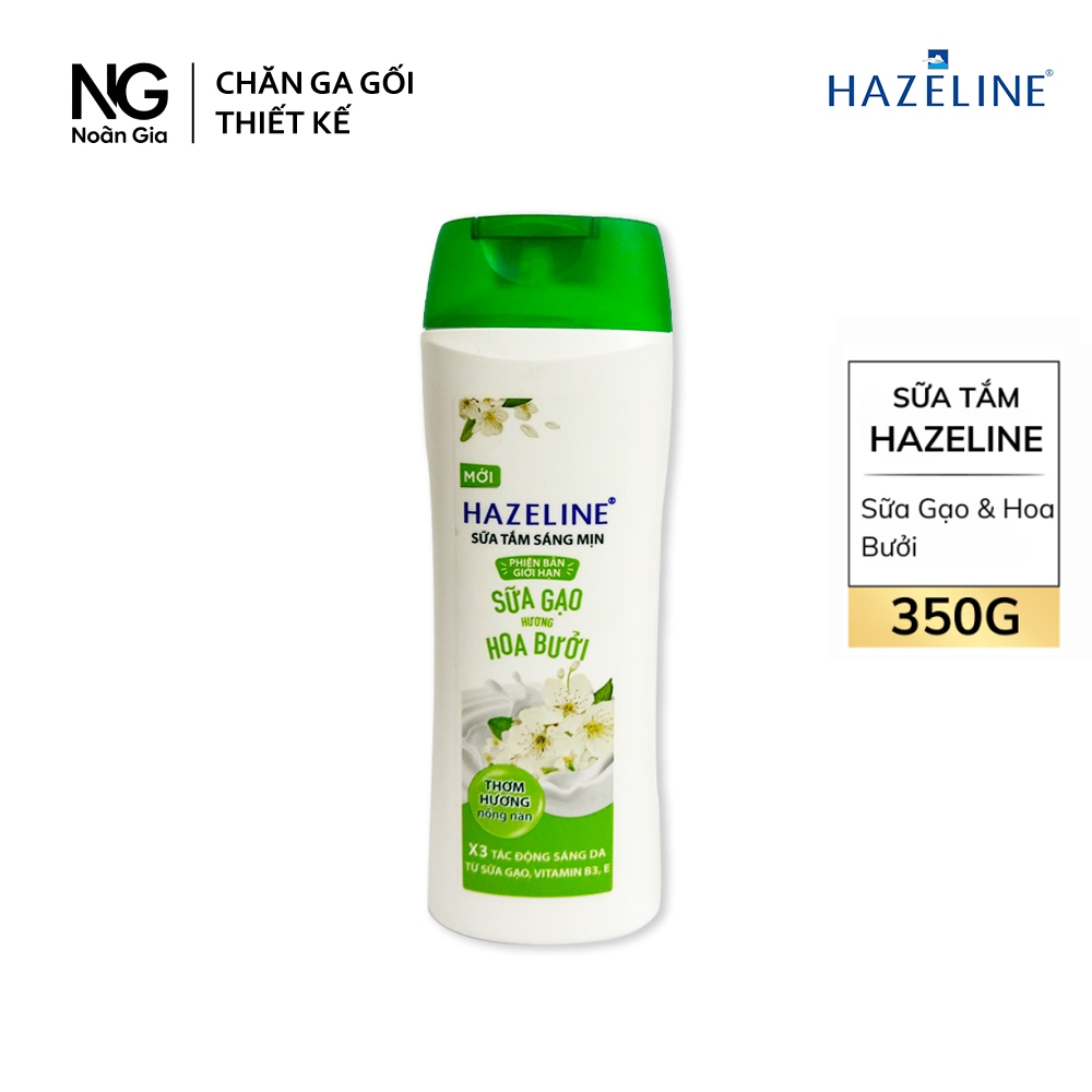 Sữa Tắm Dưỡng Thể Hazeline Sữa Gạo Hương Hoa Bưởi Chai 350g