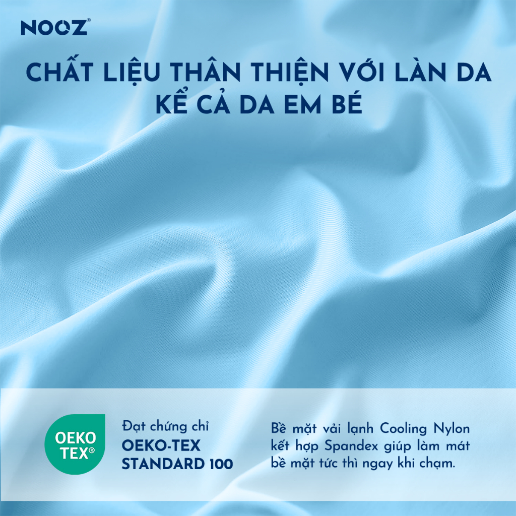 Vỏ Gối Nằm Lạnh NOOZ Áo Gối Mát Lạnh Mềm Mịn 50x70cm Dễ Dàng Vệ Sinh NOOZ Home Goods Bedding | BigBuy360 - bigbuy360.vn