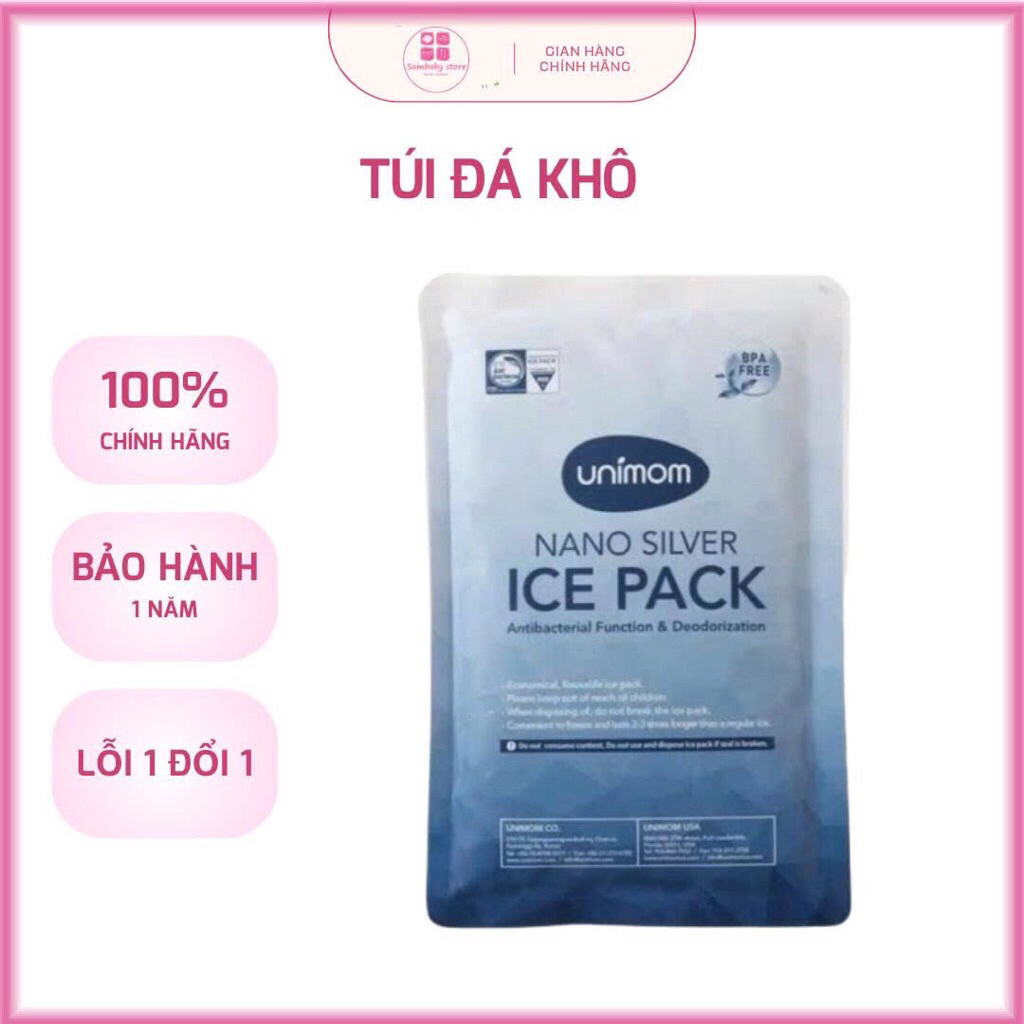 Túi GEL Khô Unimom Hàn Quốc – Giữ Lạnh Sữa Mẹ, Bảo Quản Sữa An Toàn Khi Di Chuyển
