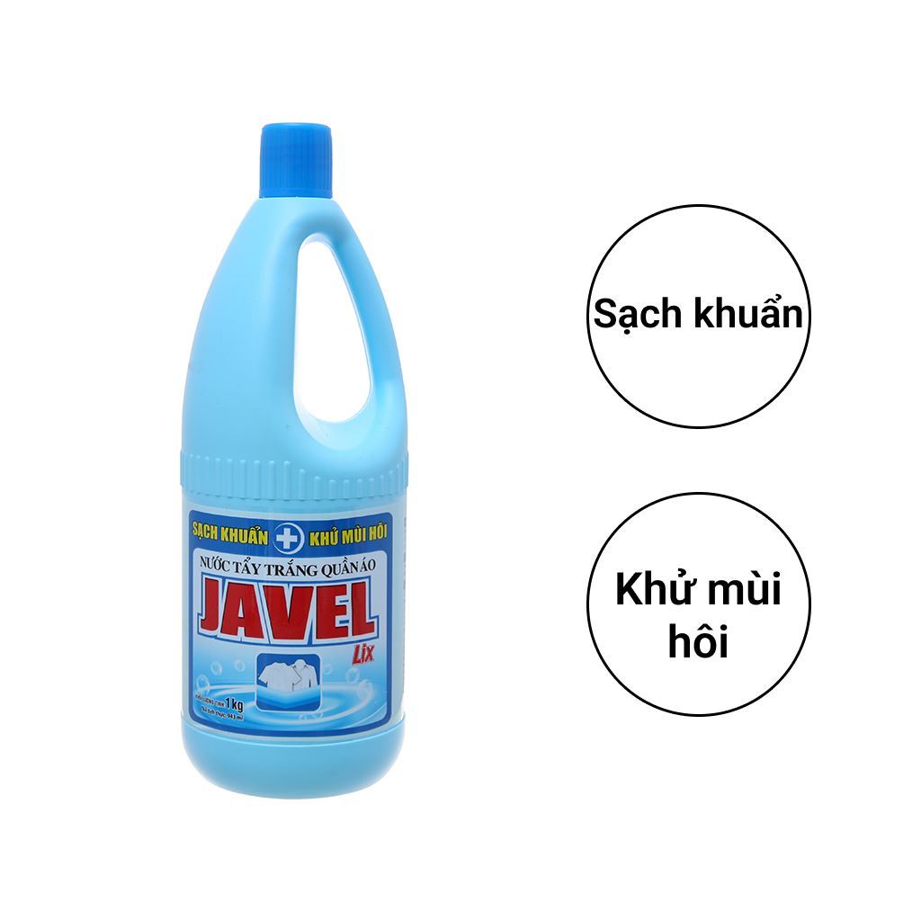 Nước Tẩy Quần Áo Javel Lix 1Kg chất lượng
