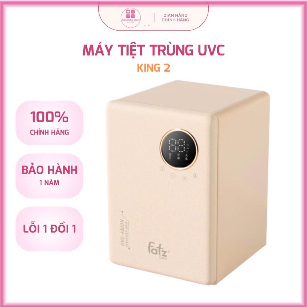 Máy Tiệt Trùng Sấy Khô Tia UVC - LED King 2 Fatz Baby - FB4799BT