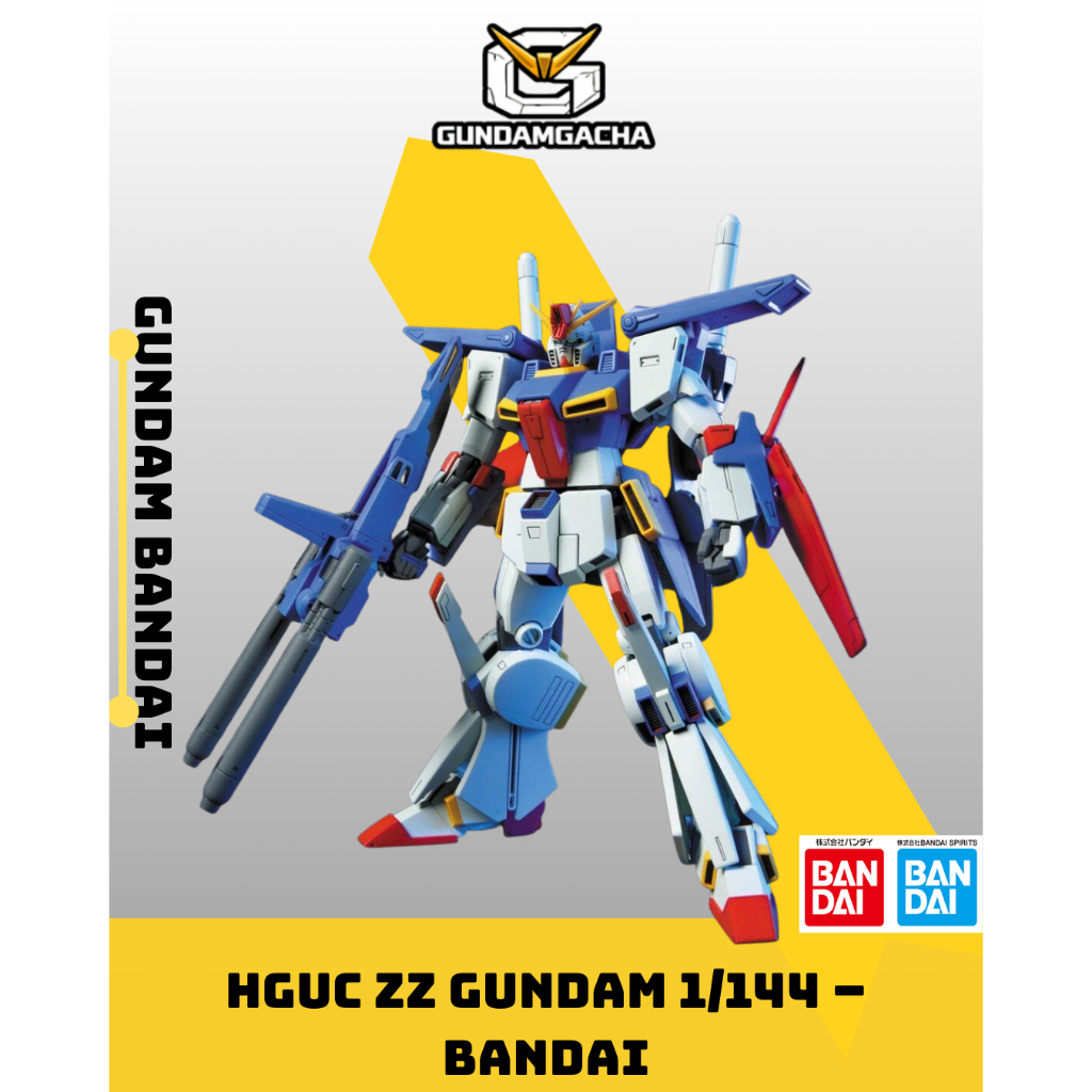 Mô Hình Lắp Ráp HGUC 1/144 MSZ-010 ZZ Gundam – Bandai Chính Hãng | GDC | 4573102579546