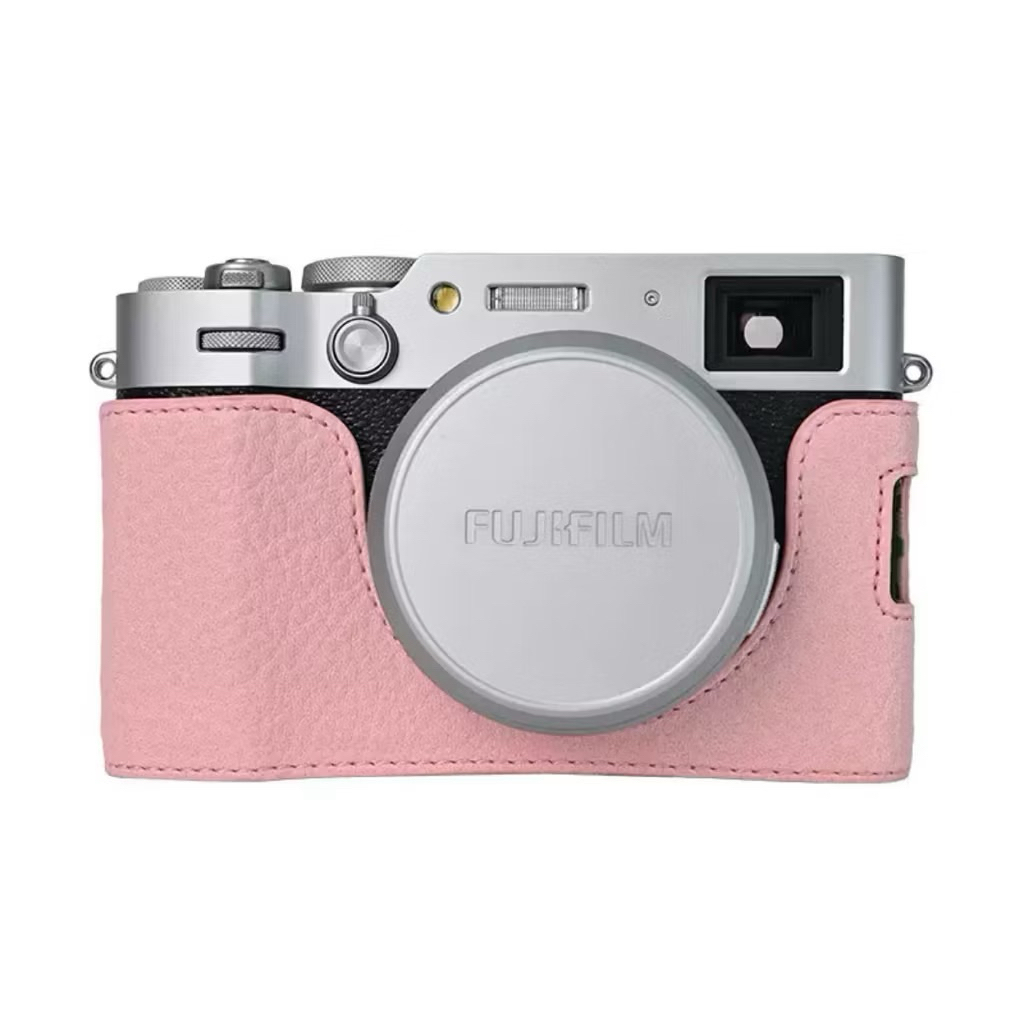 [ SẴN HCM ] BAO DA HALF CASE da PU Fujifilm 𝐗𝟏𝟎𝟎𝐕𝐈 - Vỏ ốp Máy Ảnh