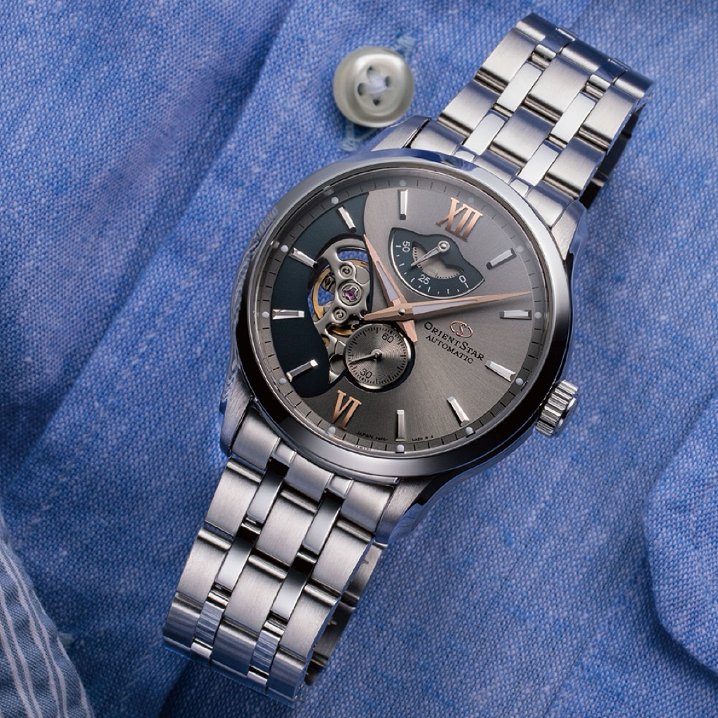 [Chính Hãng 100%] ĐỒNG HỒ NAM ORIENT STAR CONTEMPORARY LAYERED SKELETON RE-AV0B02Y00B Máy Cơ Siz 41m