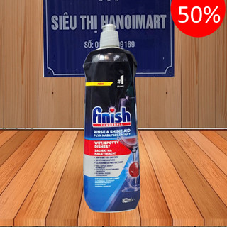 Nước làm bóng Finish chai 800ml chuyên dùng cho máy rửa bát
