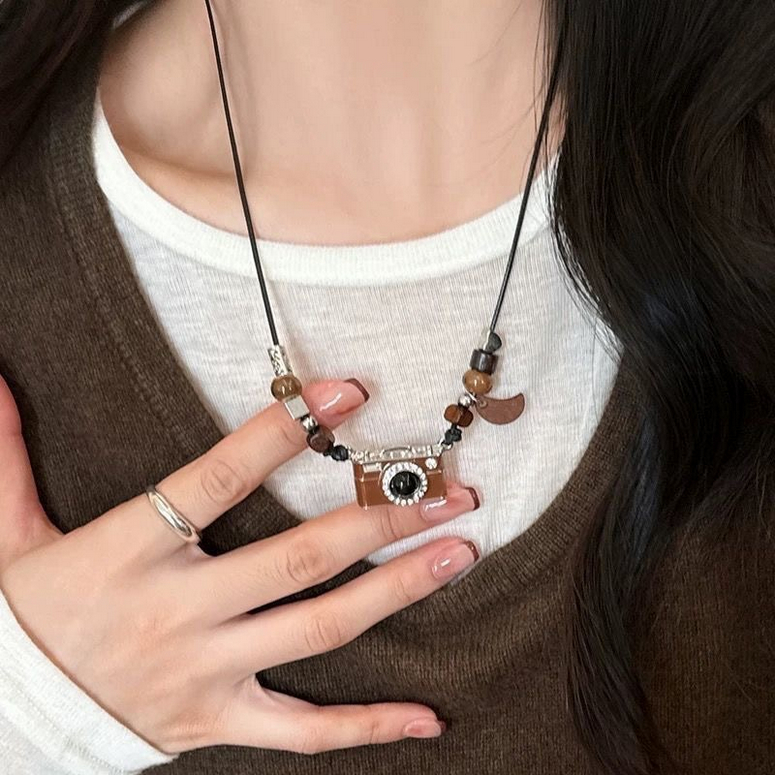 Dây chuyền mặt máy ảnh vintage – Vòng cổ phong cách Hàn Quốc | V07 | thresis