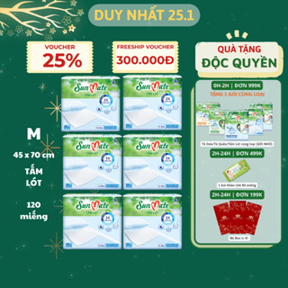 Combo 6 - Tấm lót SunMate mới size M20 (45x70cm)