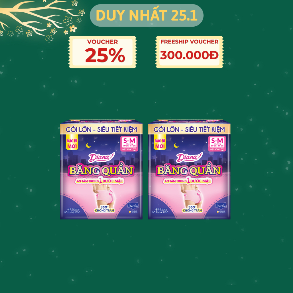 [Diana] Diana băng Quần Beauty Hip size S/M và M/L