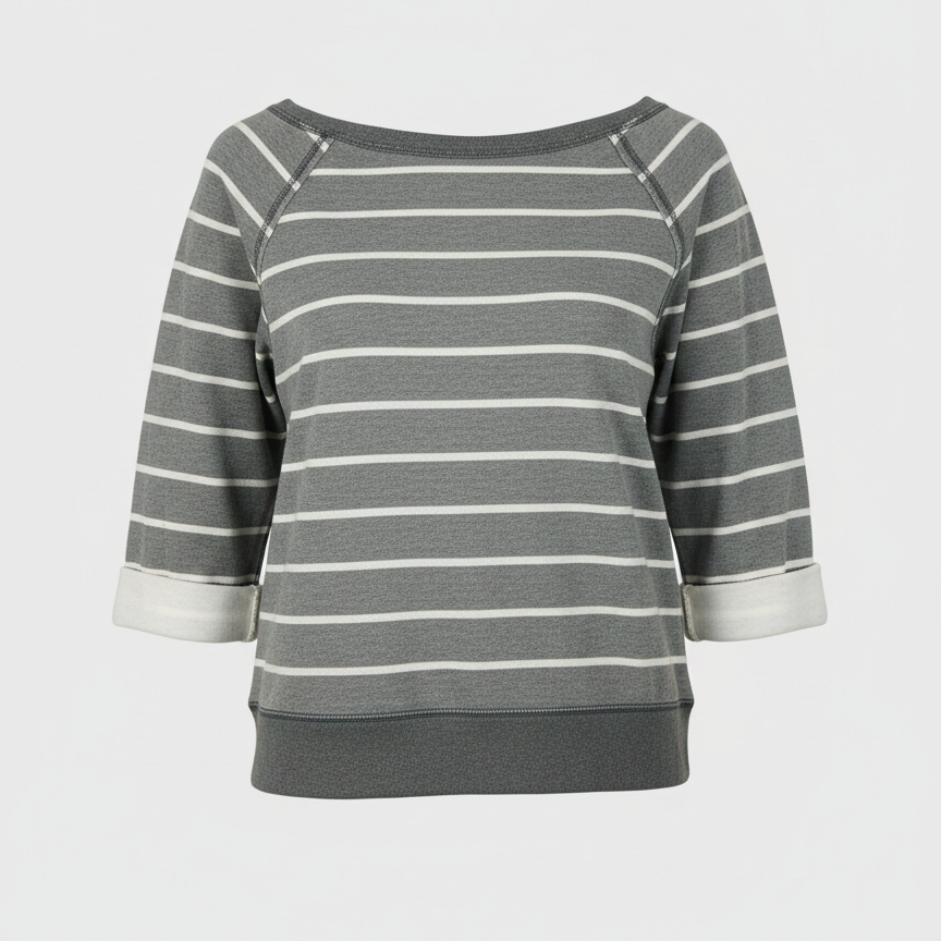 ÁO THUN NỮ AERIE OFF SHOULDER FLEECE TEE - SIZE S