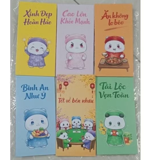 [PLAVE] [MMMM] Bao lì xì hình MMMM kích thước 8x16cm (đựng vừa tờ 500k)