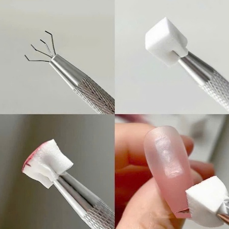 Bút kẹp mút dặm ombre, nhíp kẹp bông dặm ombre, mút, bông ombre Tiệm Nail Nhà SuMi