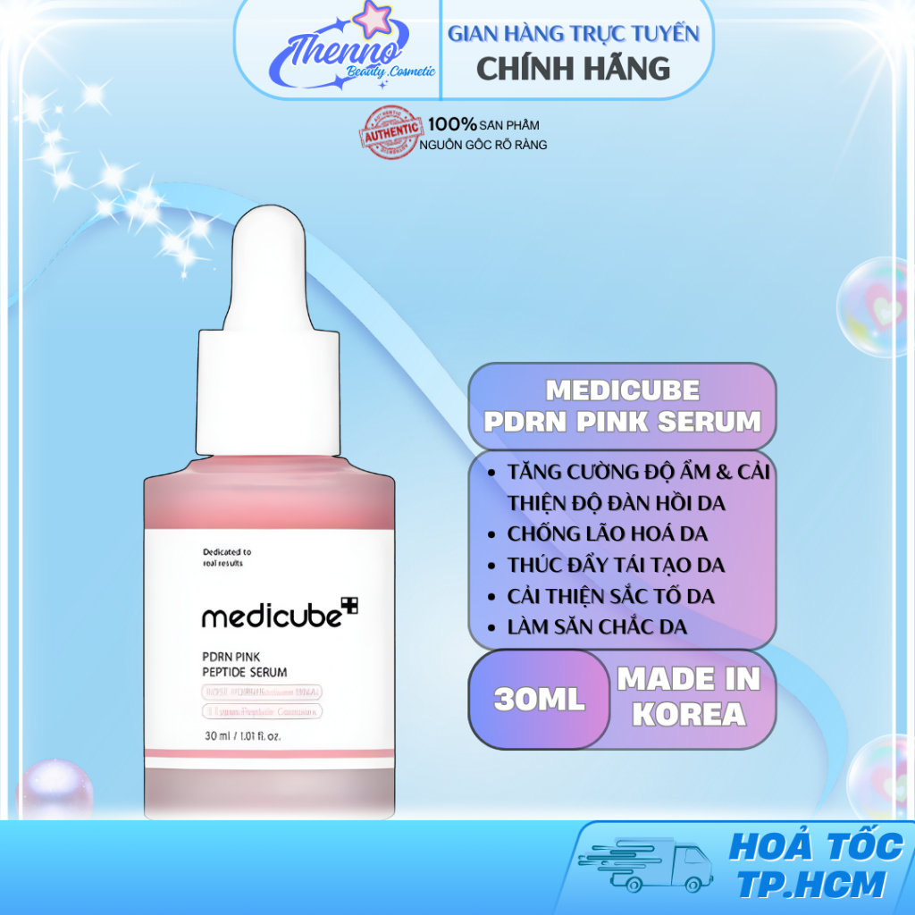 Tinh Chất Dưỡng Sáng Da & Săn Chắc Medicube PDRN Pink Peptide Serum 30ml