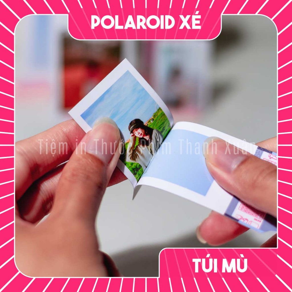 Ảnh Polaroid Xé Retro – Ảnh Film Vintage In Theo Yêu Cầu