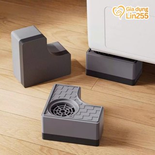 Chân chống rung máy giặt thế hệ mới, Đế kê chân tủ lạnh chống trơn trượt ổn định đệm tăng chiều cao