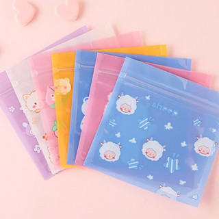 [COMBO 10 CÁI] Túi zip bấm đựng đồ dùng tiện lợi (kích thước 13*13CM)