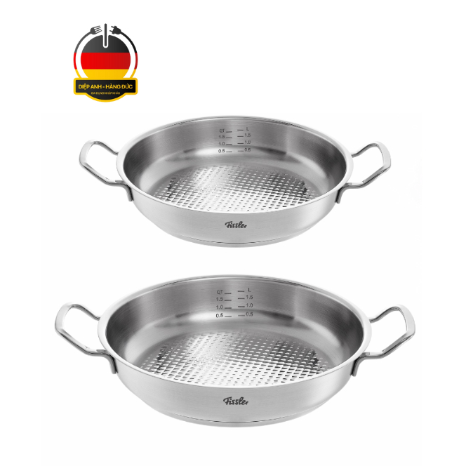 Chảo 2 quai Fissler Profi Original Collection nội địa Đức 24/28cm - Diệp Anh hàng Đức