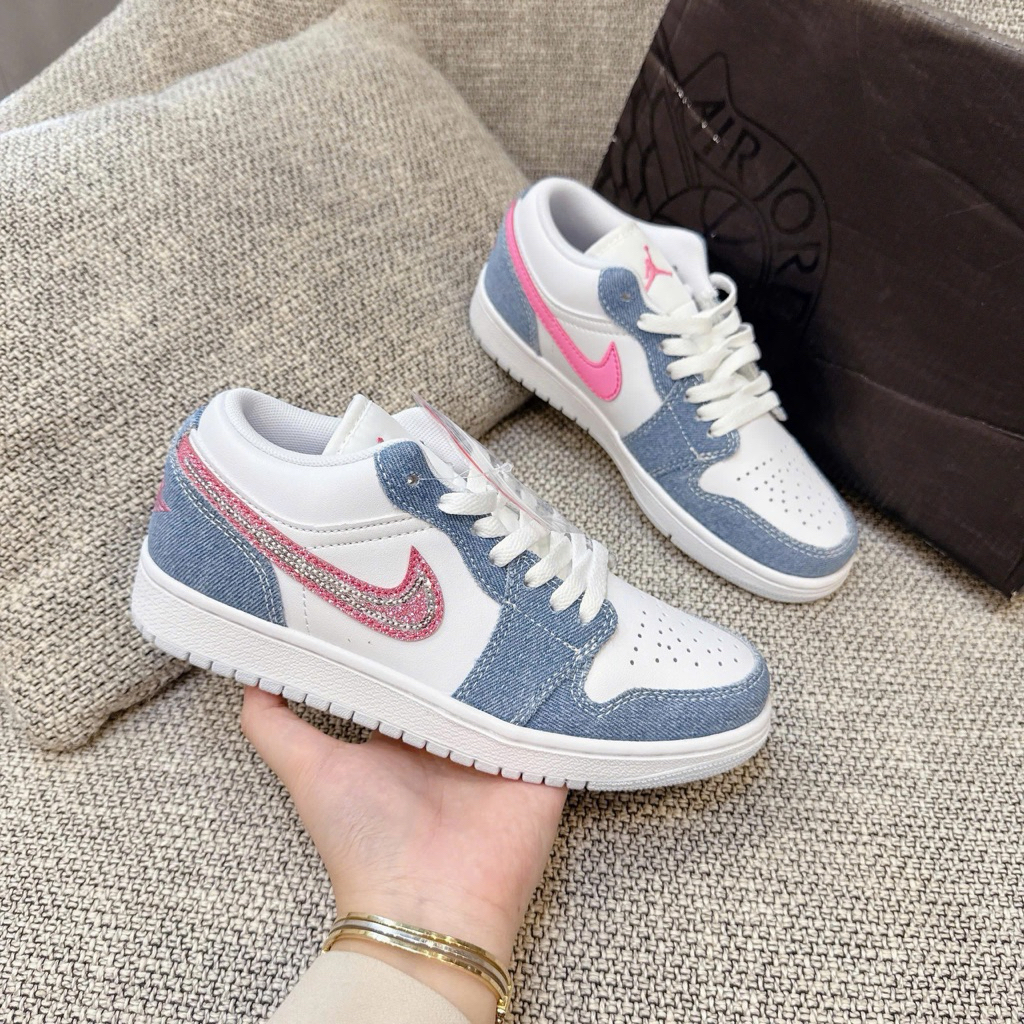 [Tặng Box Bv ] Box bv, Sneaker J xanh Hồng N