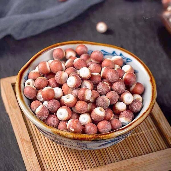 Hạt Khiếm Thực Thượng Hạng Nguyên Cám Nội Địa Trung (hạt nguyên và hạt chẻ đôi) không sấy lưu huỳnh 100g