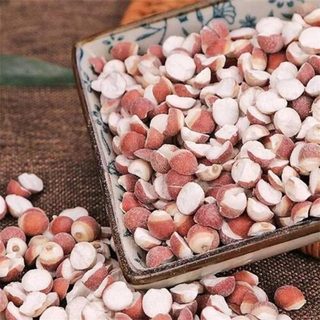 Hạt Khiếm Thực Thượng Hạng Nguyên Cám Nội Địa Trung (hạt nguyên và hạt chẻ đôi) không sấy lưu huỳnh 100g