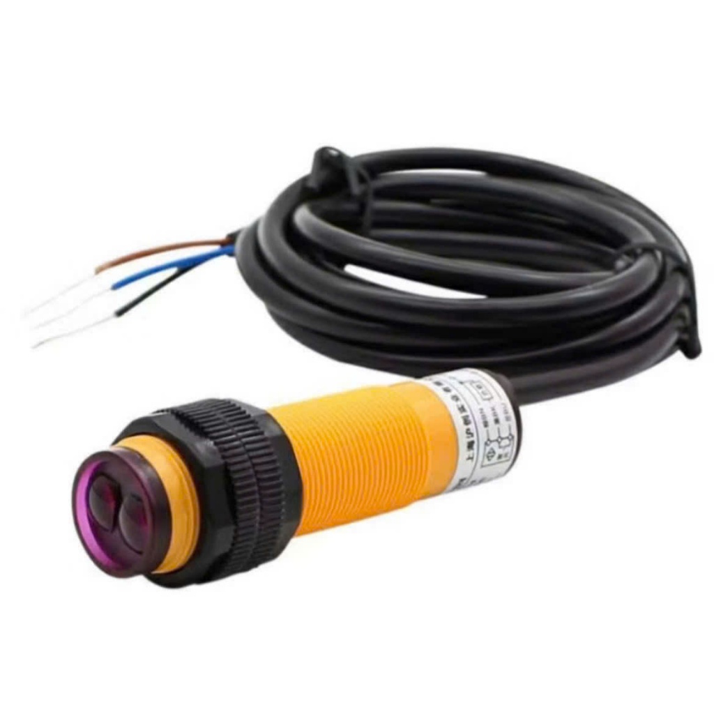 Cảm Biến Hồng Ngoại E3F-DS30C4 NPN Phát Hiện Vật Cản 5–30cm | Sensor IR Công Nghiệp 6–36V Chống Nước