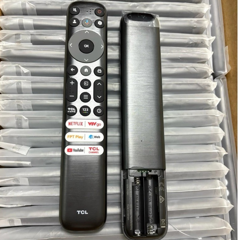 Điều khiển từ xa bằng giọng nói RC813 FMBH Remote mới cho TV thông minh TCL có nút VTV Go FPT Play